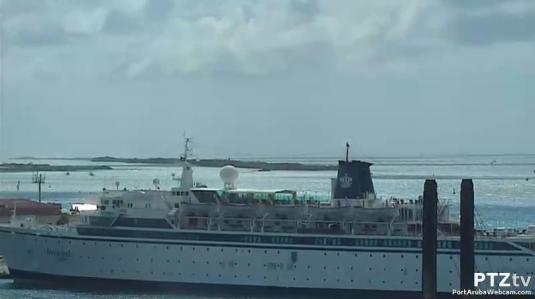 aruba cruise ship port webcam